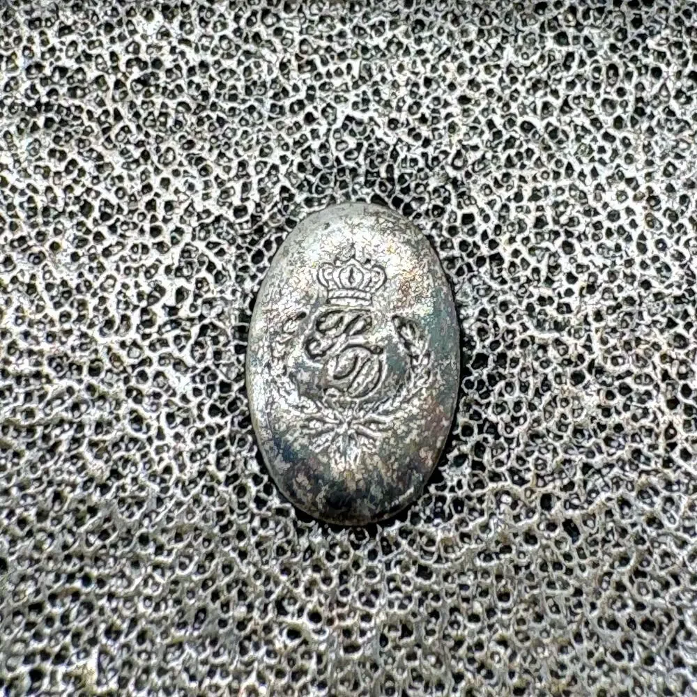 Vintage Premier Designs Silver Tone Black Stone Pendant Chain Necklace Stamped
